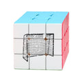 Black Football Door Net Pattern Magic Cube Puzzle 3x3 Toy Game Play