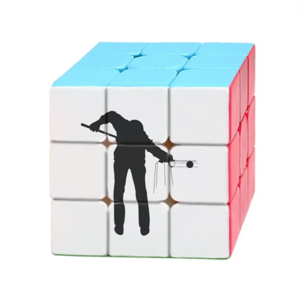 Physical Education Sports Billiards Magic Cube Puzzle 3x3 Toy Game Play