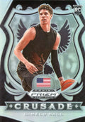 NBA 2020 Panini Prizm Draft Picks LaMelo Ball Silver Holo Prizm Trading Card #83 (Rookie, Crusade)