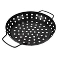 Guichaokj Outdoor BBQ Non-stick Grilling Tray Grill Basket Griddle Plate with Large Holes