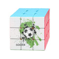 Play Soccer Football Sports Magic Cube Puzzle 3x3 Toy Game Play