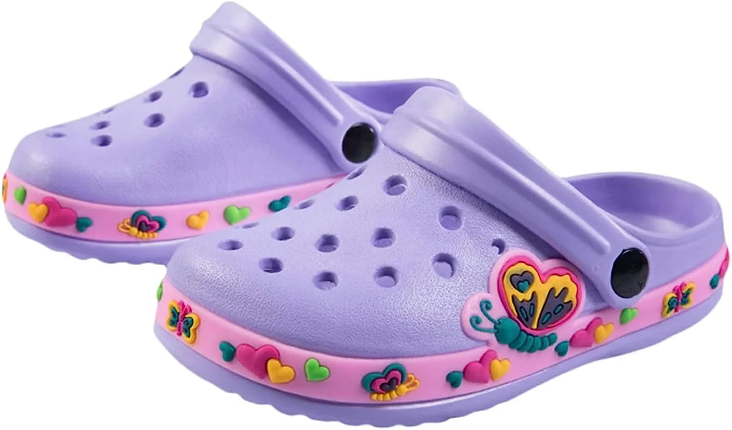 Toddler Clog Slippers Garden Sandals Slip On Shoes Water Shoes Sneakers Cartoon Slides for Boys and Girls Children Beach Pool Shower