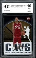 2003-04 Topps Pristine #101 LeBron James Rookie Card BGS BCCG 10 Mint+