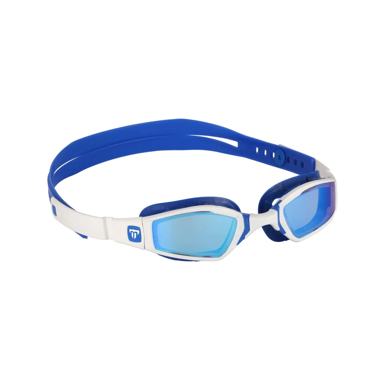Phelps Ninja Titanium Mirrored Goggle (White/Blue)