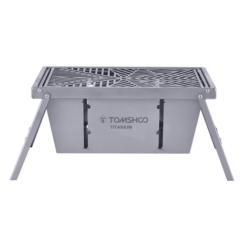 moobody Outdoor Stove Portable Wood Grill Folding Barbecue, Thick, Anti£¬rust, Windproof for Camping and Tailgating