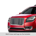 2013-2016 Gmc Acadia With Logo Cover 304 Stainless Steel Polished Finish 8X6 Horizontal Billet Stainless Steel Billet Grille