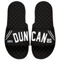 Men's ISlide San Antonio Spurs Tim Duncan Retro Jersey Slide Sandals