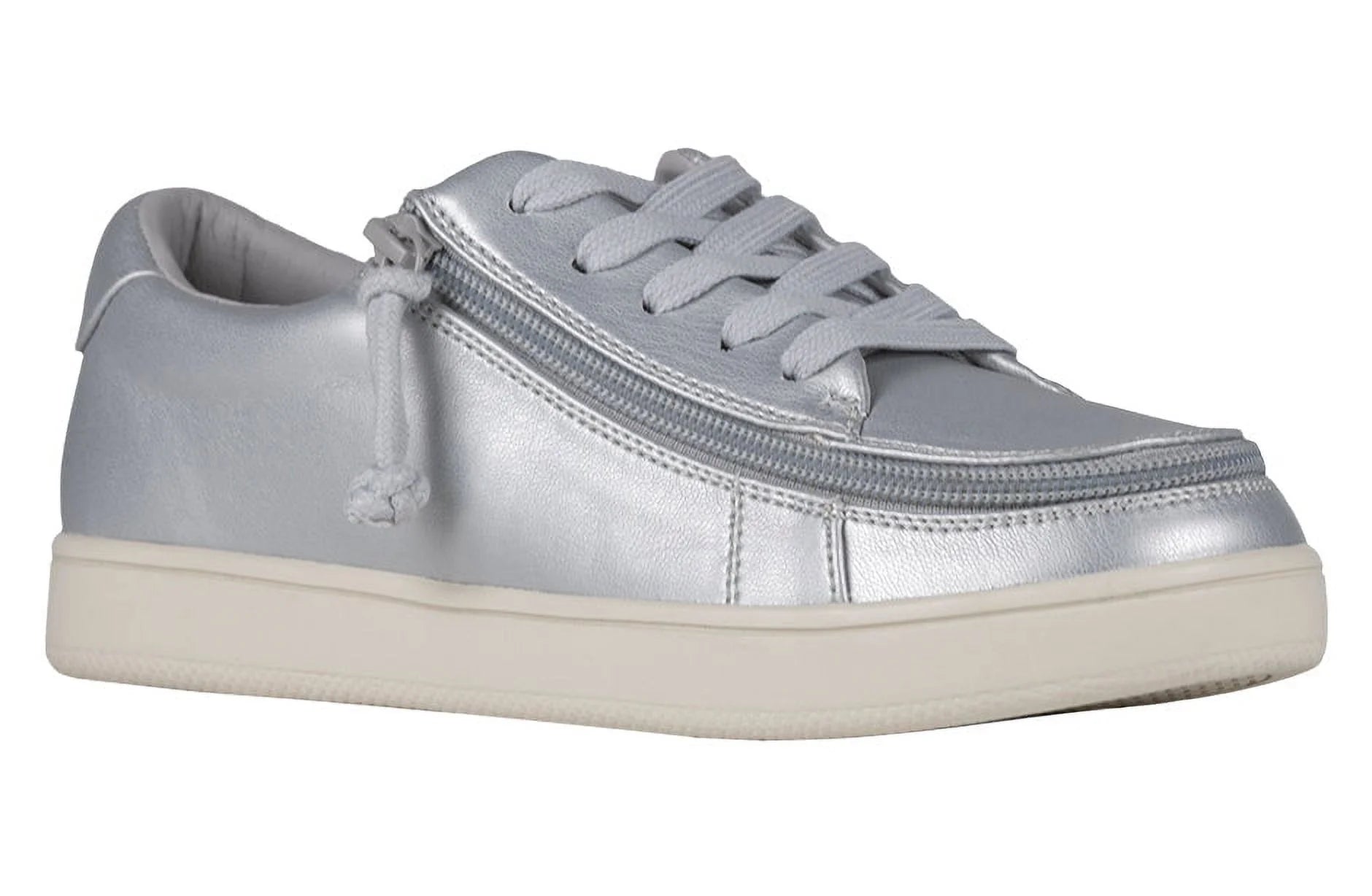 SALE - Women's Silver Grey Metallic BILLY Sneaker Low Tops