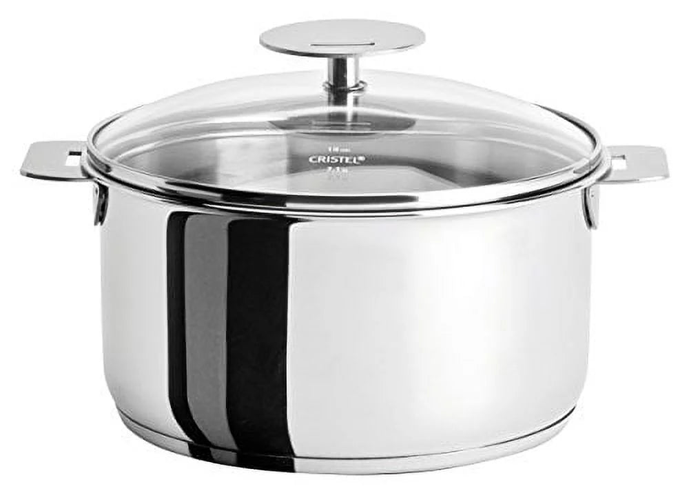 Cristel Mutine Removable Handle - 5.5 Qt Stew Pan w/Lid