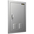 14x20 inch Stainless Steel Outdoor Kitchen Wall Construction, Single Door for BBQ Island