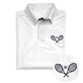 ChalkTalk SPORTS Tennis Short Sleeve Polo Shirt - Classic Court | Adult Small