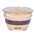 koolsoo Burning Camp Portable Grill Tea Warmer Stand with Wire Mesh Barbecue Burner for Barbecue Travel M