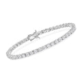 Ross-Simons 5.00 ct. t.w. CZ Tennis Bracelet in Sterling Silver, Women's, Adult
