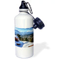 Colorado Mountains Snow and Pikes Peak 21 oz Sports Water Bottle wb-38644-1