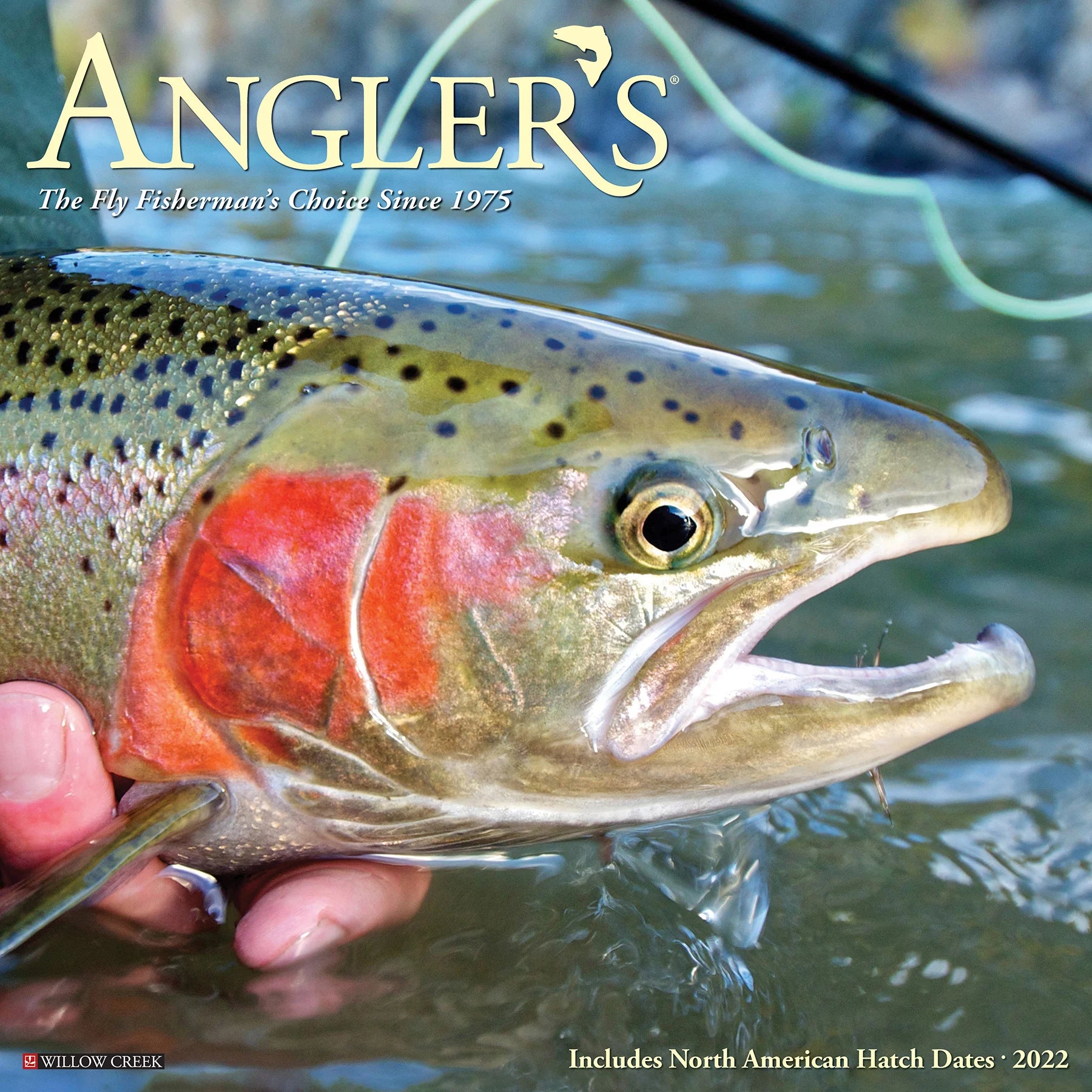 Willow Creek Press Angler's 2022 Wall Calendar