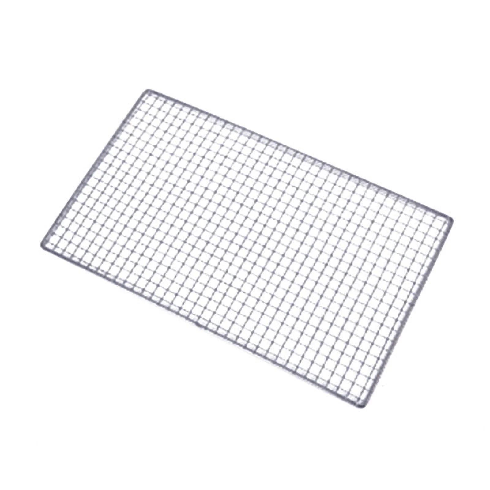 BBQ Grill Mat Stainless Steel Replacement Mesh Wire Non-stick Grilling Mesh Mat Cook Accessories