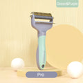 Comb,FluffyHair Mat Cat Carry Brush 2-in-1 Portable Mat CombHair Remover Waterproof Beds RemoverMat Waterproof Cat Tool Brush Comb Cat Beds Comb Waterproof