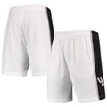 Men's Mitchell & Ness White San Antonio Spurs Hardwood Classics Primary Logo Swingman Shorts
