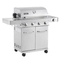 Monument Grills 17842 Stainless Steel 4 Burner Propane Gas Grill with Rotisserie