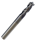 1/2 3 Flute Single End 30¡ã Carbide End Mill TiCN Coated, 1Length of Cut, 1/2 Shank, 3 OAL