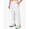 Fila Men`s Woven Court Tennis Track Pant White (  LARGE   )