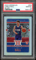LaMelo Ball Rookie Card 2020-21 Panini Chronicles Silver #553 PSA 10