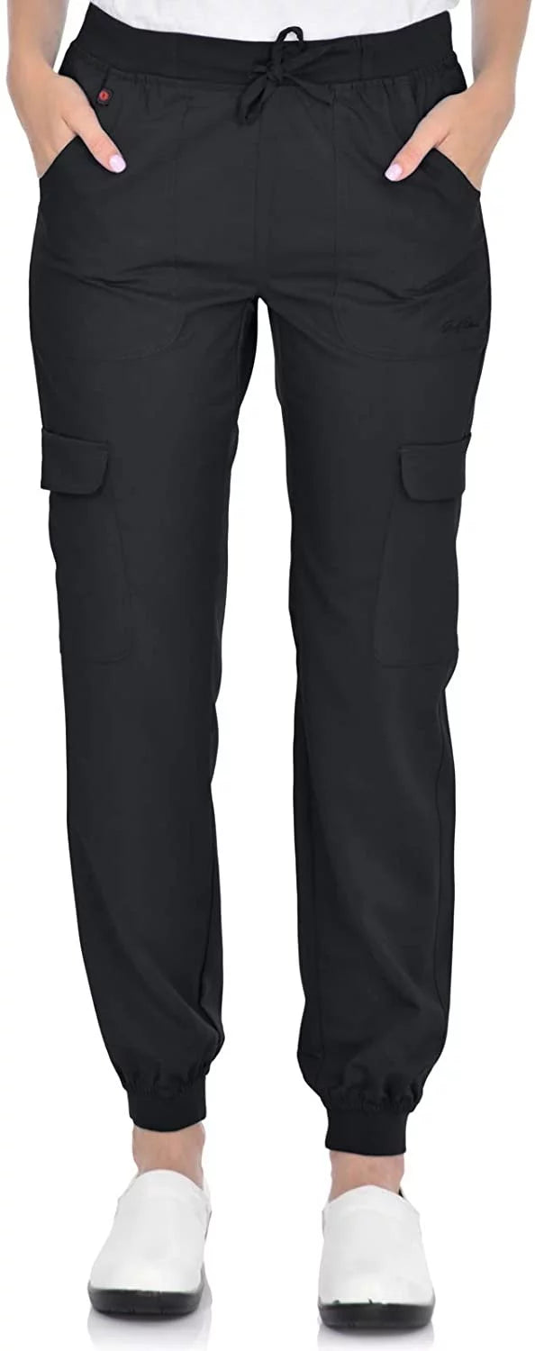 Marilyn Monroe Knitwaist Six Pocket Stretch Scrub Joggers