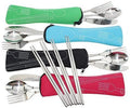 Set Of 4 / 4 Piece Stainless Steel(Knife, Fork, Spoon, Chopsticks)Lightweight Portable Tableware,Camping/Travel/Office Lunch Cutlery Set With Carrying Cases