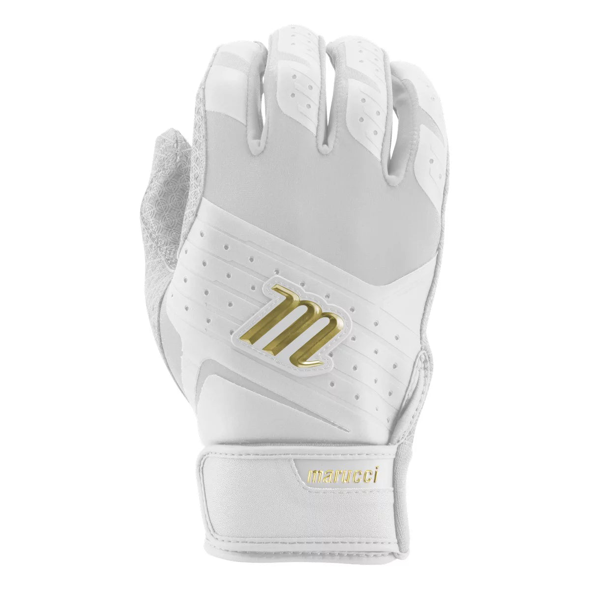 Marucci 2021 Pittards Reserve Adult Baseball Batting Gloves Pair White Medium