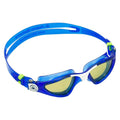 Aqua Sphere Kayenne Swim Goggles with Green Polarized Lens, Dark Blue/White, 191660