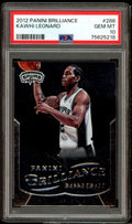 Kawhi Leonard Rookie Card 2012-13 Panini Brilliance #288 PSA 10