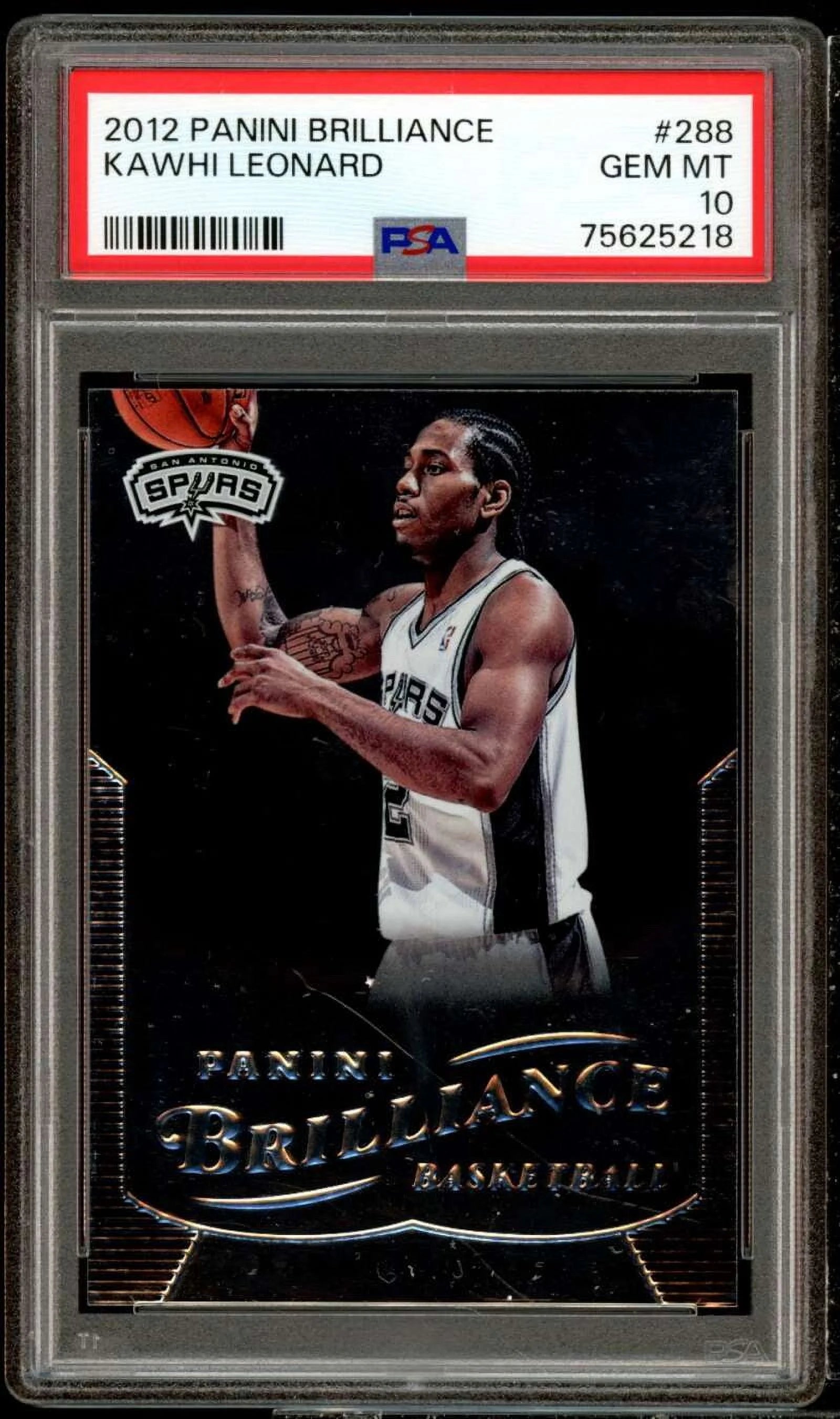 Kawhi Leonard Rookie Card 2012-13 Panini Brilliance #288 PSA 10