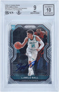 LaMelo Ball Charlotte Hornets Autographed 2020-21 Panini Prizm 4 #278 Beckett Fanatics Witnessed Authenticated 9/10 Rookie Card - Fanatics Authentic Certified