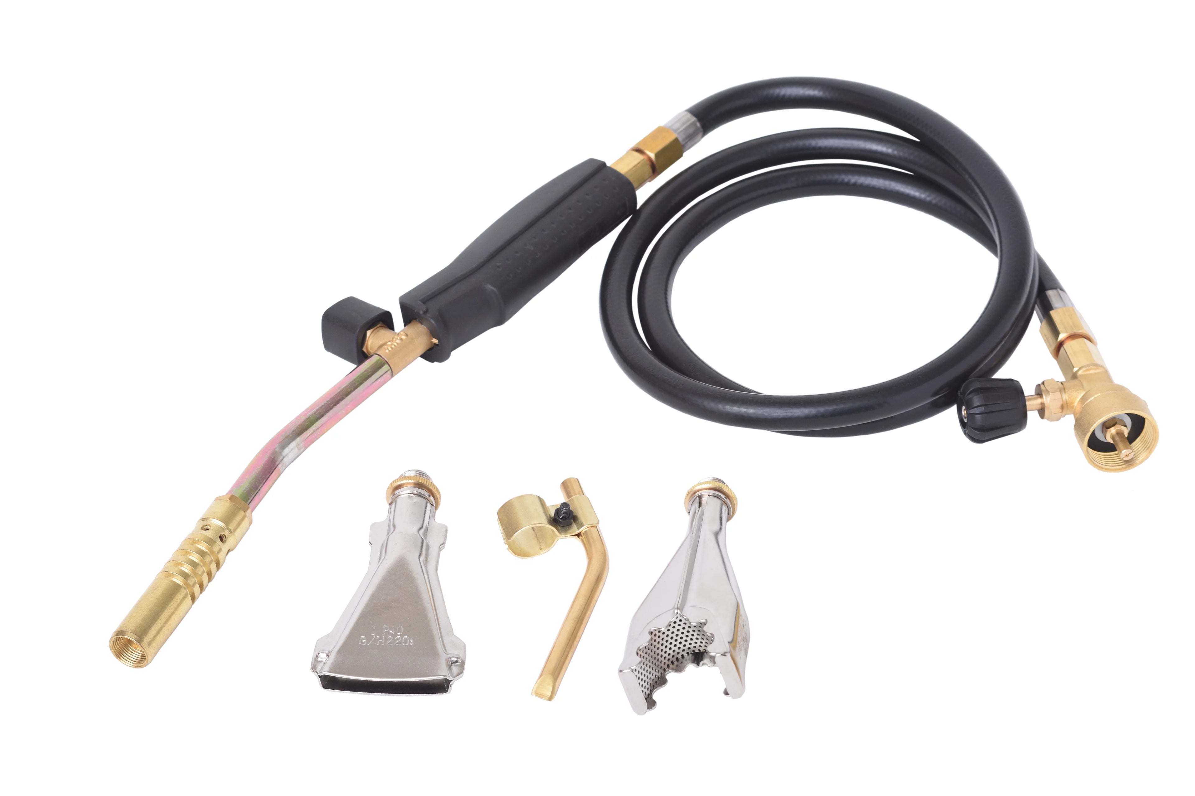 Flame King 6,000 BTU Propane Gas Torch Outfit Kit with 3 Burners for Melting and Brazing