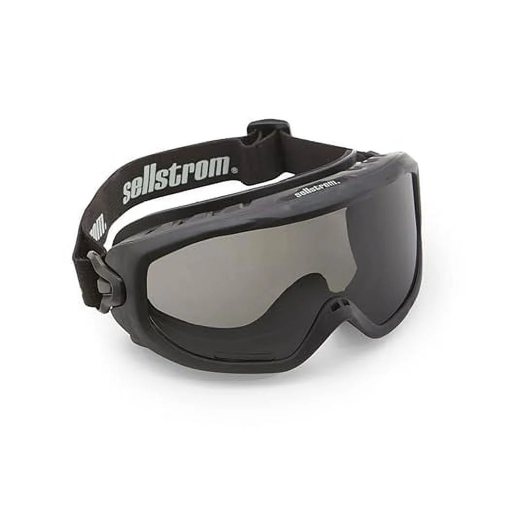 Sellstrom Safety Fire Goggles - Firefighter Eye Protection Gear ¨C Sealed & Airtight - Anti-Fog Scratch-Resistant Smoke Lens ¨C FR Strap ¨CS80226