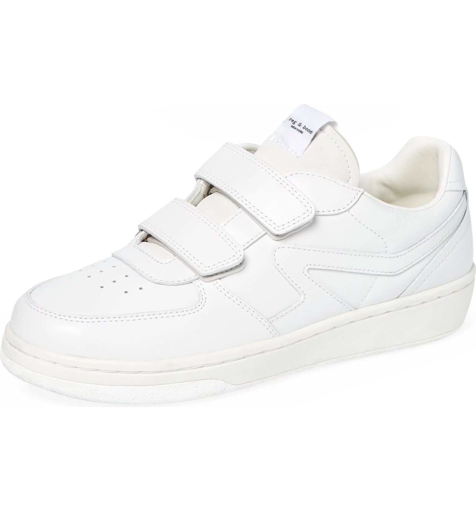Rag And Bone Retro Court Strap Sneakers White