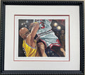 Dwight Baird Raging Bull CUSTOM FRAMED basketball Sports Art NEW! Generic
