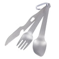 Htovila Hiking Cutlery Set, Knife Fork Spoon Flatware for Camping and  Adventures