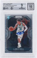 LaMelo Ball Charlotte Hornets Autographed 2020-21 Panini Prizm 16 #278 Beckett Fanatics Witnessed Authenticated 9/10 Rookie Card - Fanatics Authentic Certified