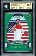 Lamelo Ball Rookie 2020-21 Panini Prizms Green #98 BGS 9.5 (9.5 9.5 9.5 9.5)