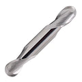 7/32 Diameter 2 Flute Double End Ball Stub 30¡ã Carbide End Mill , 1/2Length of Cut, 1/4 Shank, 2-1/2 OAL