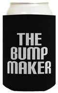 ThisWear Expecting Father The Bump Maker New Dad Pregnancy 2 Pack Can Coolie Drink Coolers Coolies Black