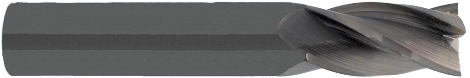 1 Diameter 4 Flute Single End X-Long 30¡ã Carbide End Mill , 3Lengthof Cut, 1 Shank, 6 OAL
