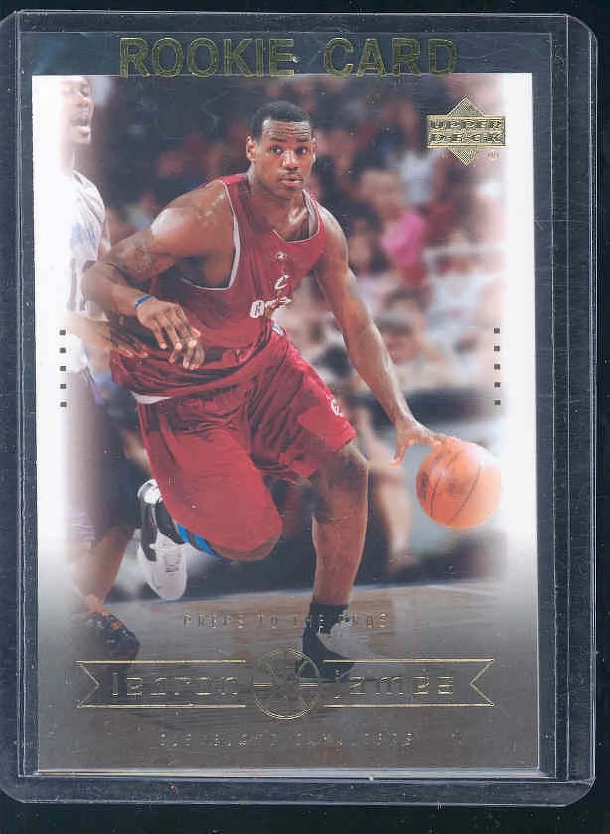 2003 Upper Deck #11 Preps to the Pros Lebron James Rookie Card