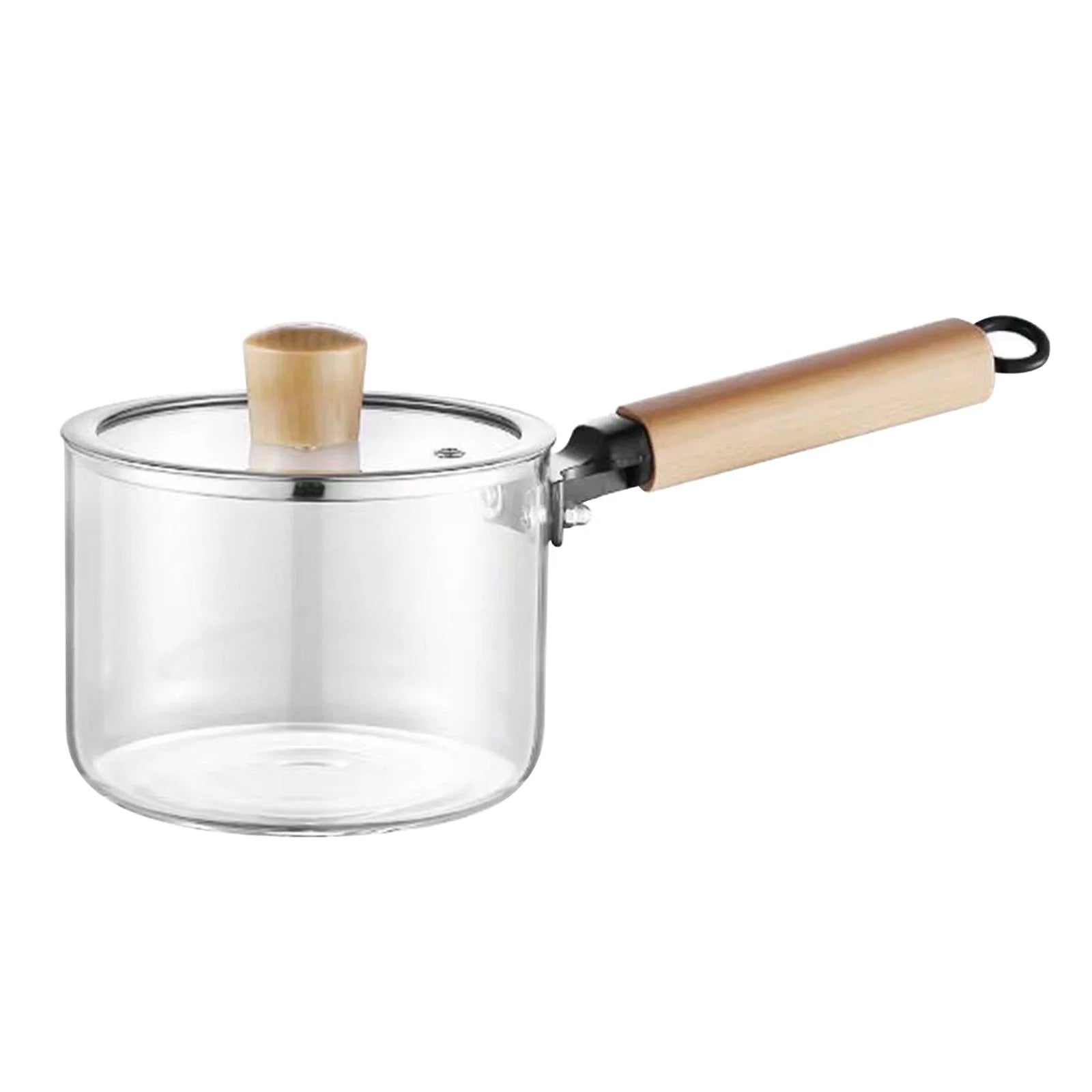 Milk Pan Small Saucepan Glass Multifunctional Porridge Cooking Pot Soup Pot Non Stick Sauces Pan for Kitchen Induction Cooker