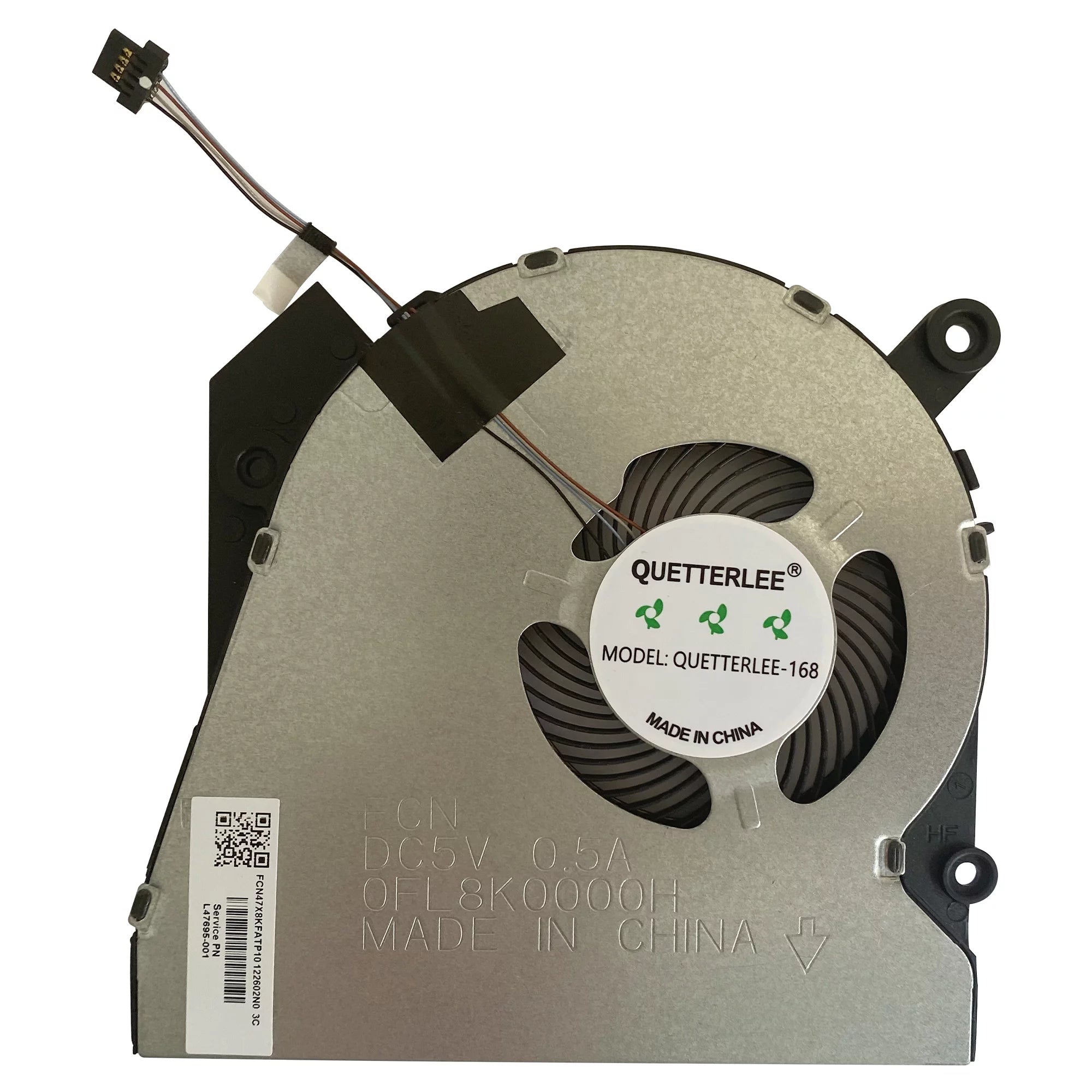 QUETTERLEE Replacement New CPU Cooling Fan for HP ProBook 450 G6 450G6 HSN-Q16C Series L47695-001 0FL8K0000H Fan