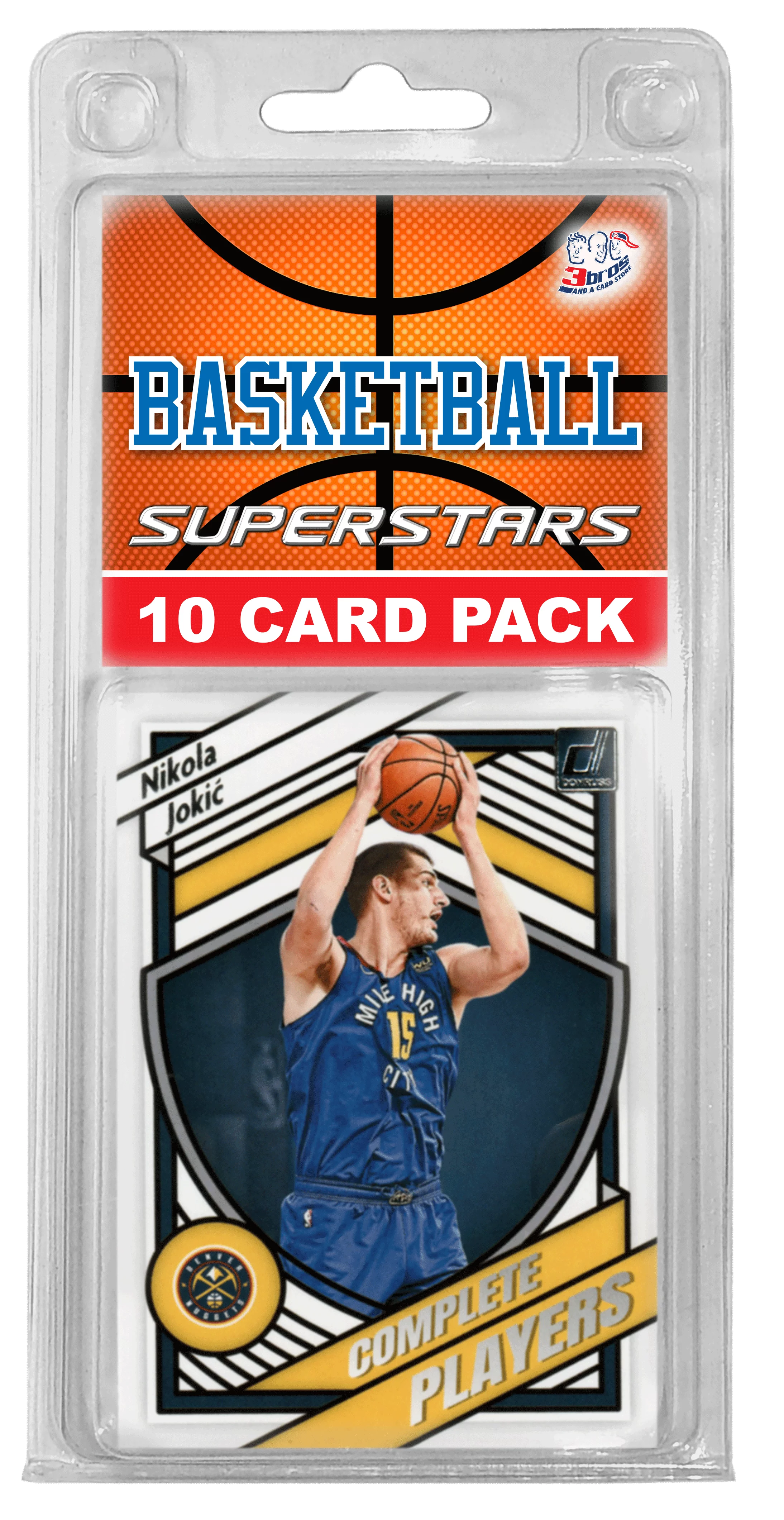 Denver Basketball Team- (10) Card Pack NBA Basketball Different Denver Team Superstars Starter Kit! Comes in Souvenir Case! Great Mix of Modern & Vintage Players for the Ultimate Denver Fan! By 3bros