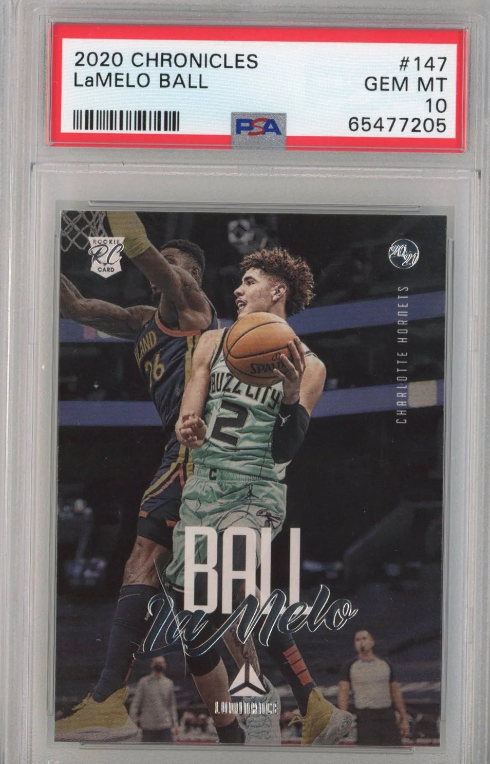 Graded 2020-21 Panini Chronicles LaMelo Ball #147 Rookie RC Basketball Card PSA 10 Gem Mint