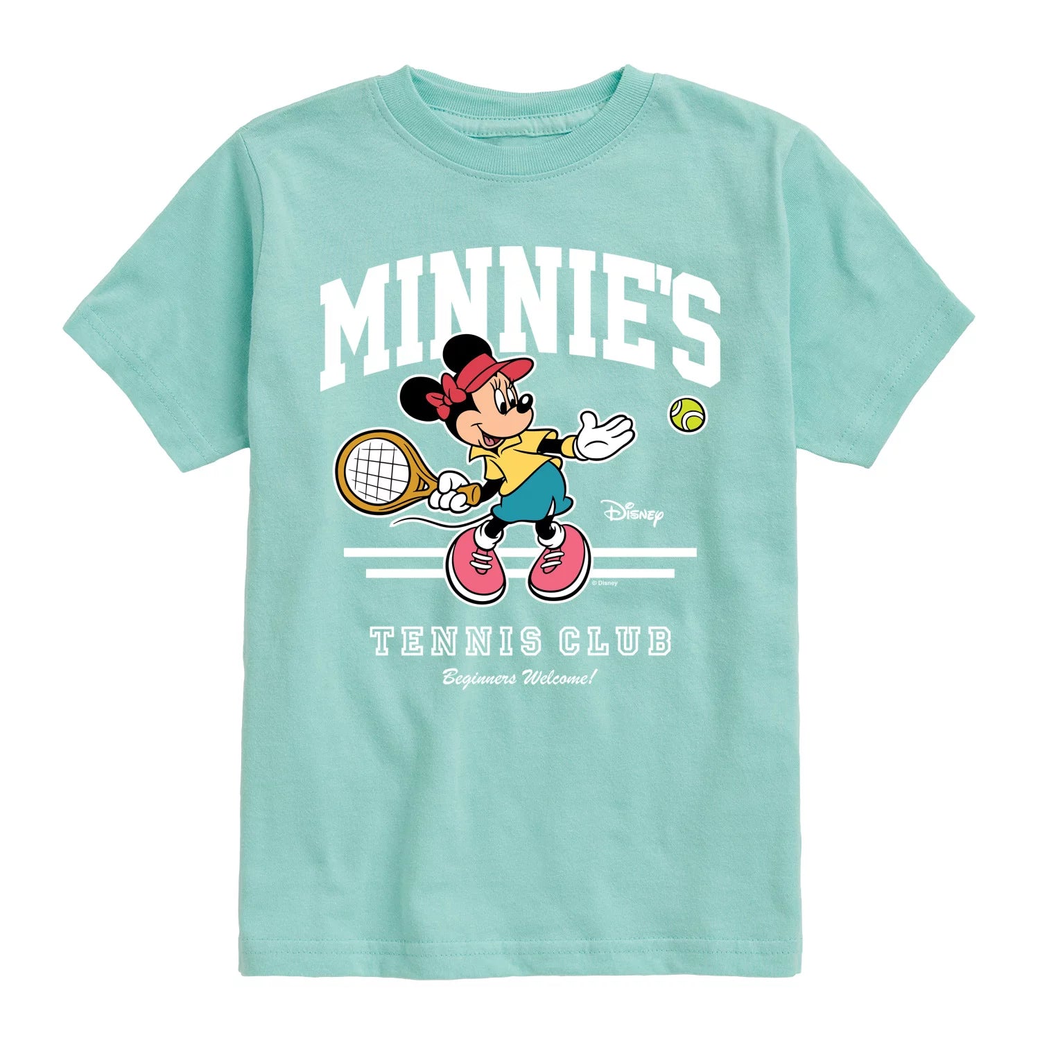 Disney - Minnies Tennis Club - Youth Fine Jersey Short Sleeve Graphic T-Shirt