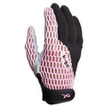 New Womens Saranac B-grl Vent Softball Batting Gloves Black / Pink Size Small